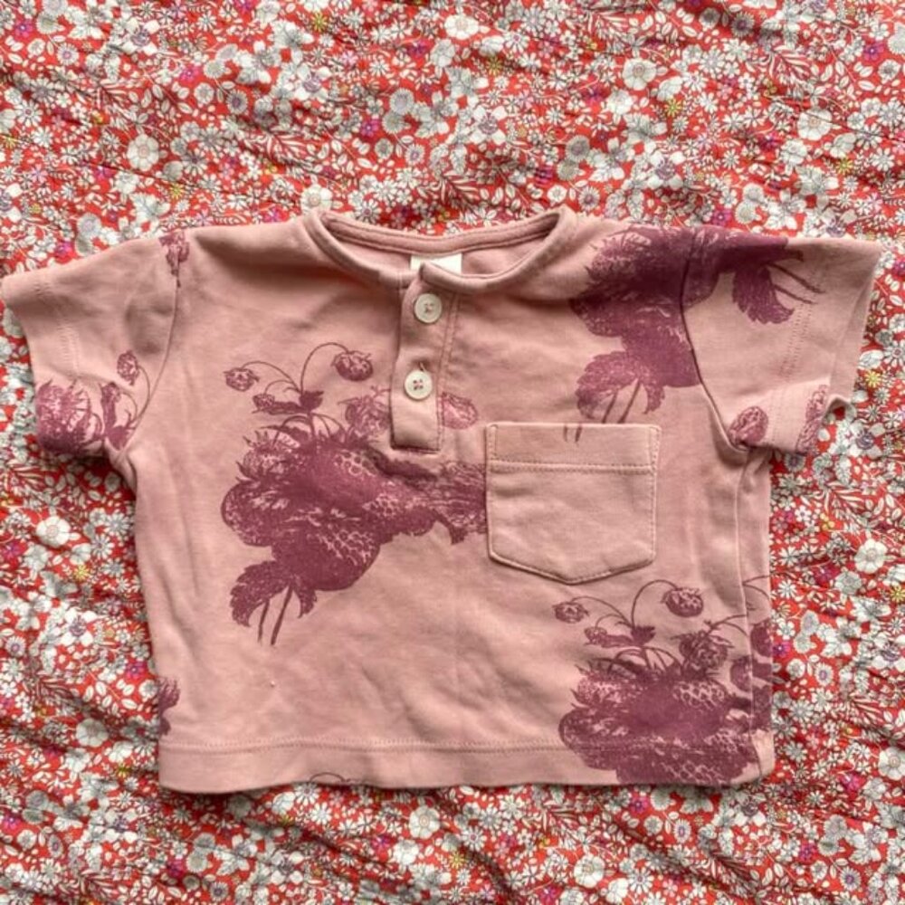 Kate Quinn strawberry tee